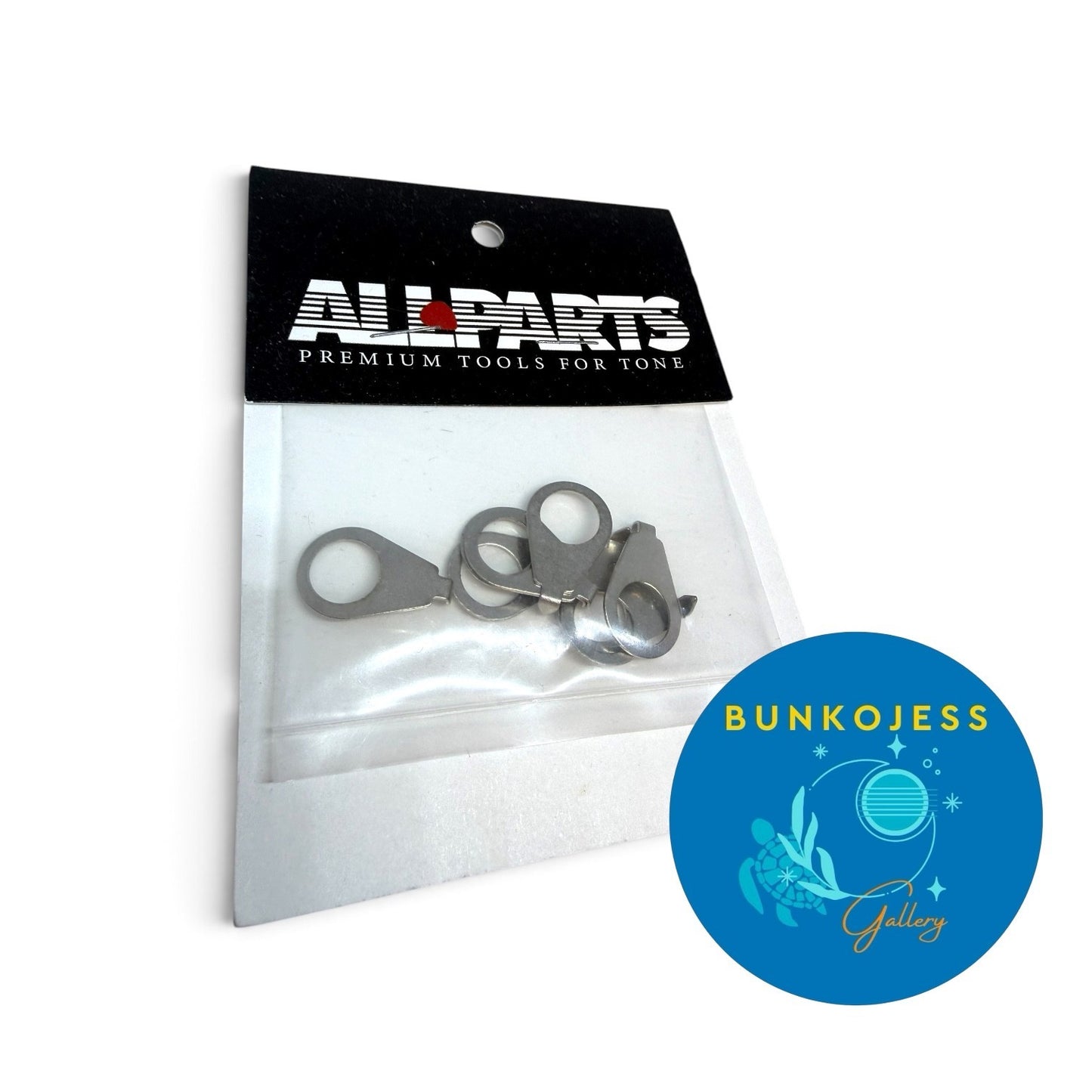 Allparts EP-0077-001 Vintage-style Pointer Washers New in Package 8 Pieces