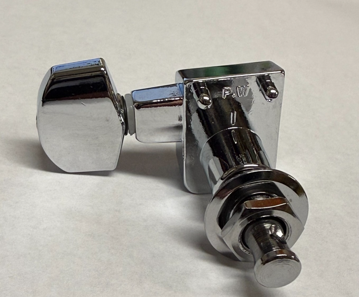 Fender Guitar Polished Chrome Long Post Guitar Tuner Strat Tele Machine Head