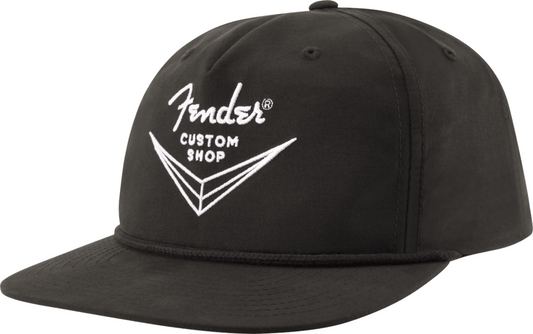 912-2421-212 Genuine Fender Guitar Custom Shop Logo Hat Black OSFM Richardson