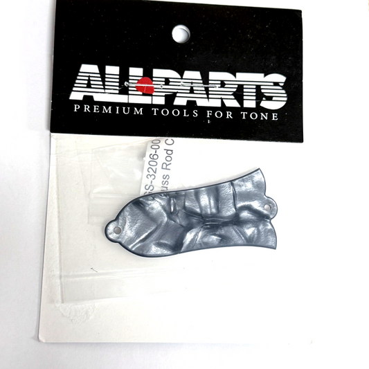 PG-9485-053 Allparts Black Pearloid Bell Truss Rod Cover Gibson SG/Les Paul/Bass