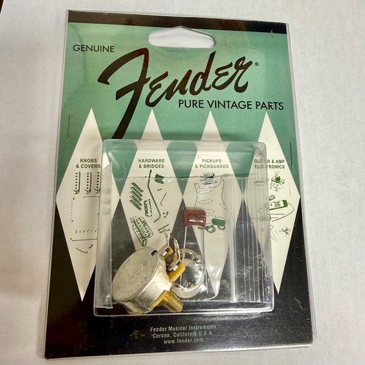099-0833-000 Pure Vintage Fender 250k Audio Solid Shaft No Load Control Pot