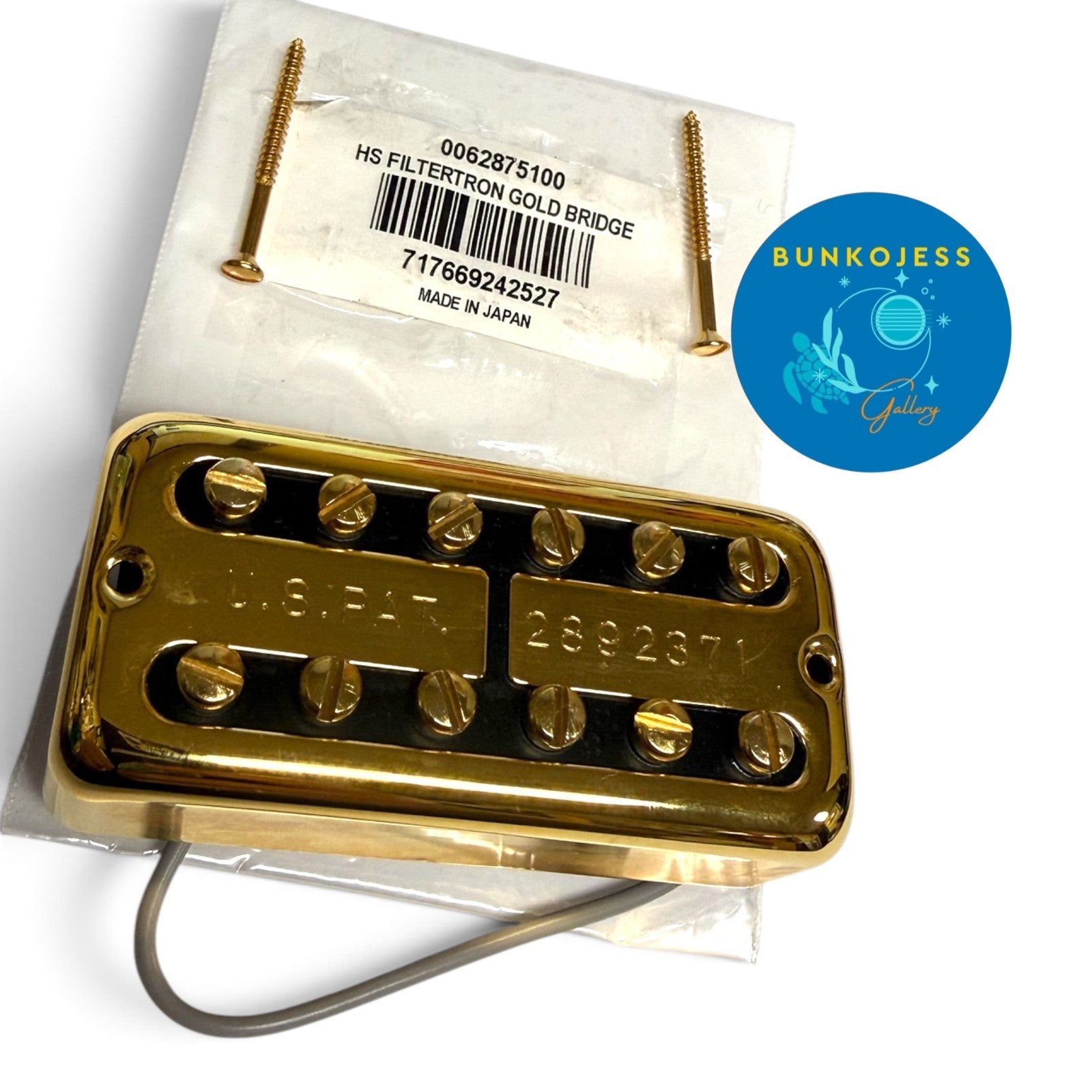0062875100 Fender Gretsch Filter'Tron Gold Bridge Position Guitar Pickup Japan