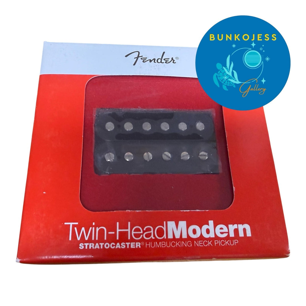099-2218-206 FENDER Twin Head Modern Humbucking Neck Pickup Black New in the Box