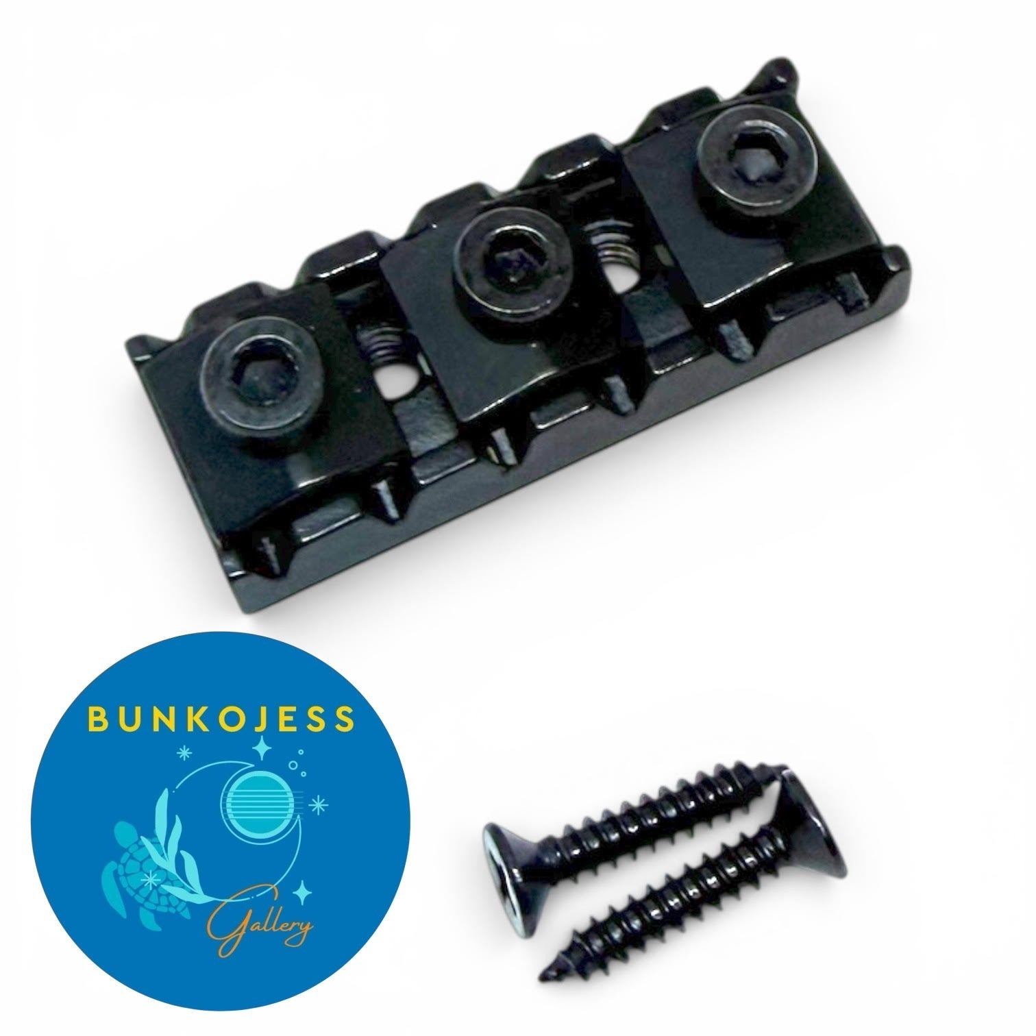 Jackson BH43 locking Nut Licensed Floyd Rose Black 43mm 2000's DK2 DXMG B.H.43 