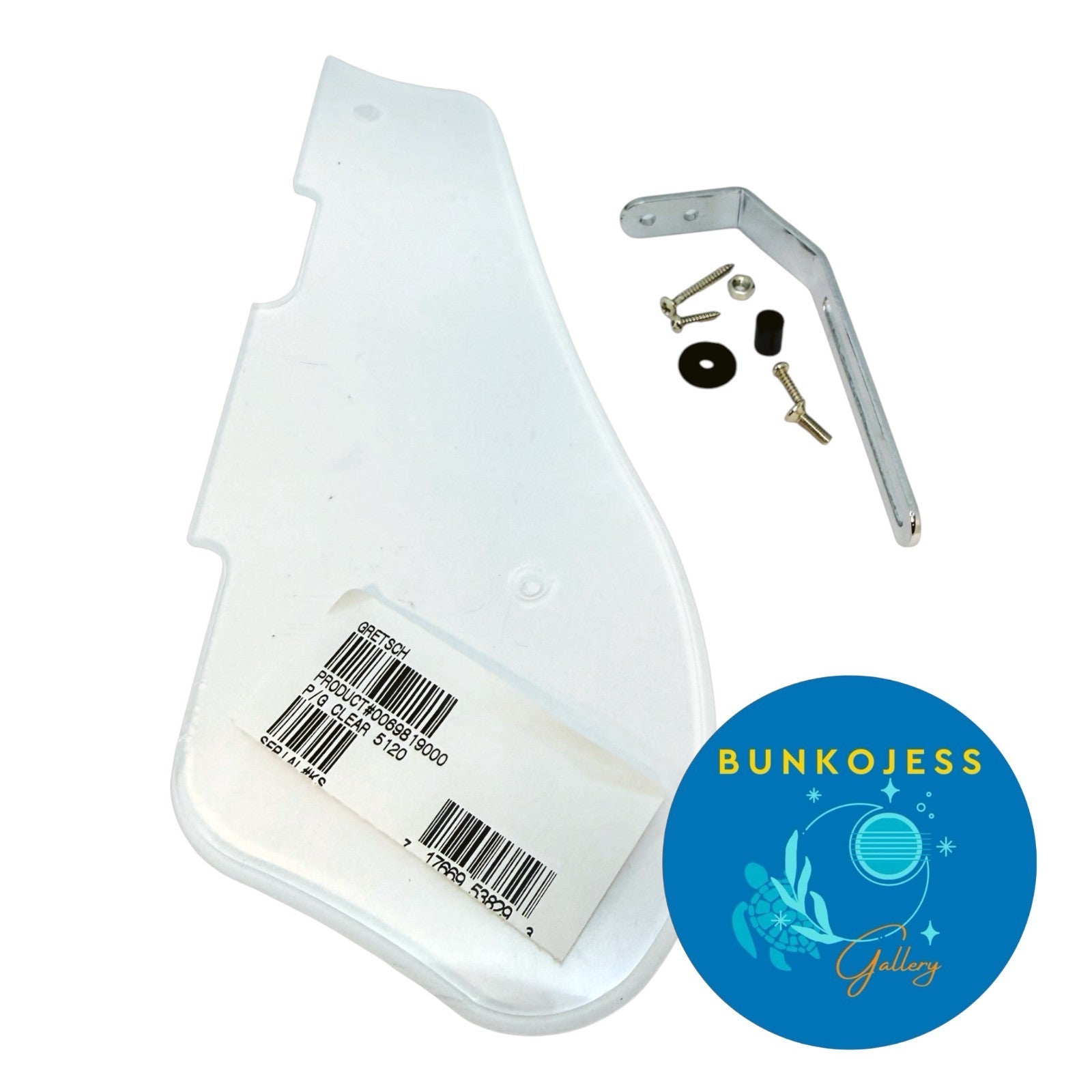 Genuine Gretsch Electromatic 5120 Clear Guitar Pickguard w/Bracket 006-9819-000