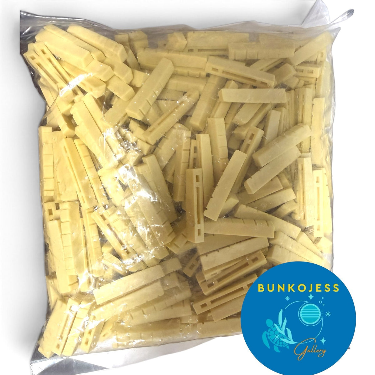 500 Bulk Cream Guitar Nuts Plastic 42mm Gibson Les Paul SG ES Epiphone Similar