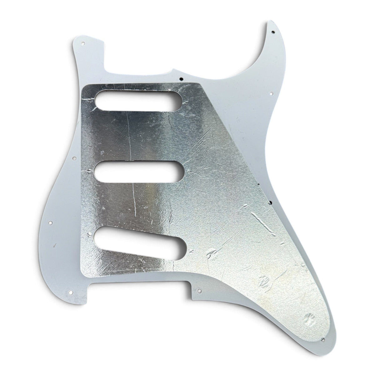 Left-Handed White Pearl Stratocaster 11 Hole Pickguard Lefty Strat SSS Shielded