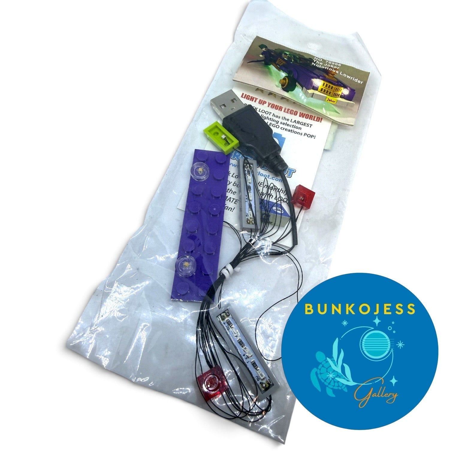 NO 70906 The Joker Notorious Lowrider BrickLoot LED Light Kit NIP for Lego