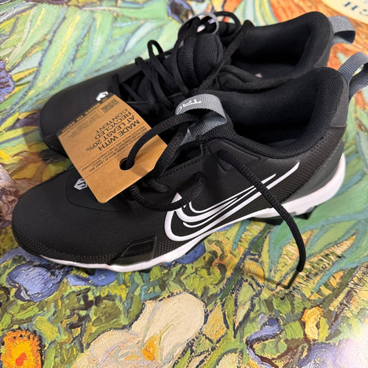 Nike Force Trout Keystone Black White Baseball Cleats Youth US 5Y 5 Youth E37.5