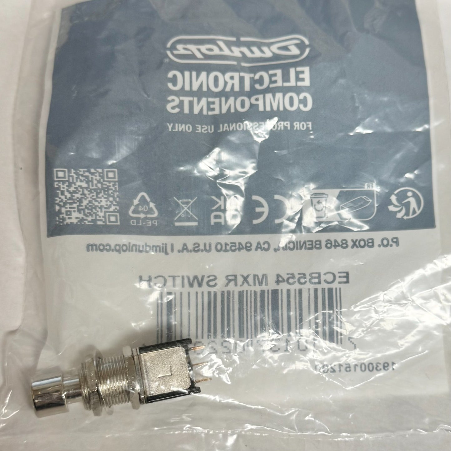 Dunlop MXR Guitar Pedal Footswitch Switch DPDT for Carbon Copy ECB554 PC Mount