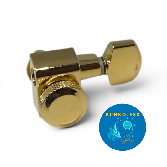Schaller German Strat & Tele Gold Locking Short Post Guitar Tuner 2 Guide