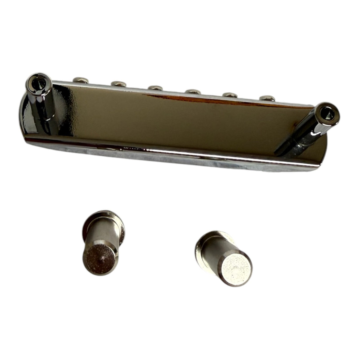 Bigsby Bridge & Mounting Cups Fender Jaguar/Jazzmaster® Threaded Saddles Chrome