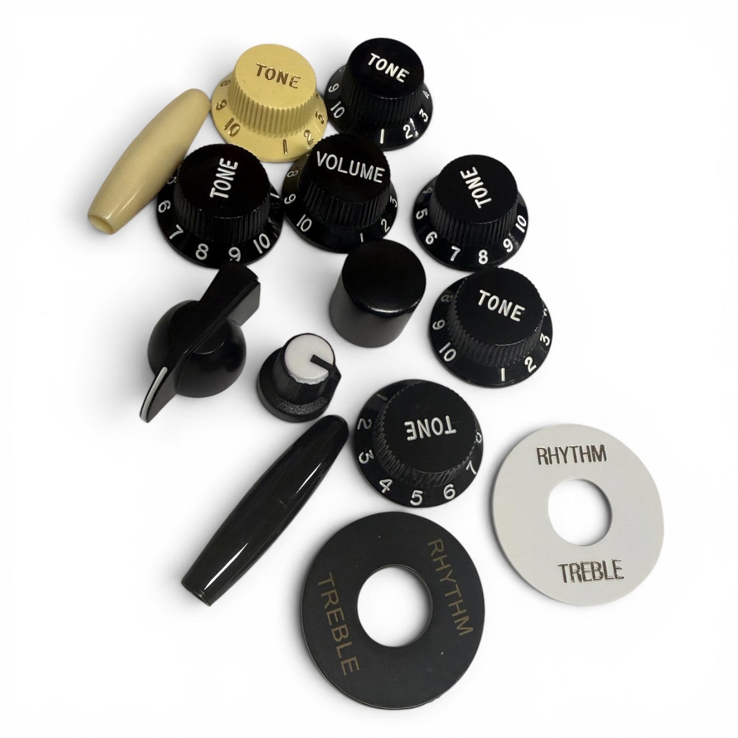 Guitar & Bass Parts Knob Tips & Select Rings Lot Get Everything new old stock