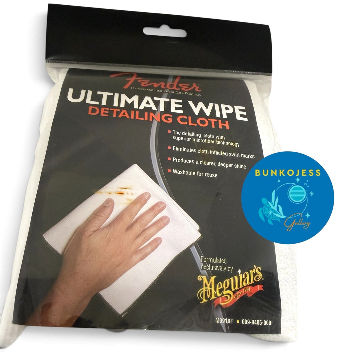 099-0405-000 Fender Meguiar's Ultimate Wipe Microfiber Guitar Polishing Cloth