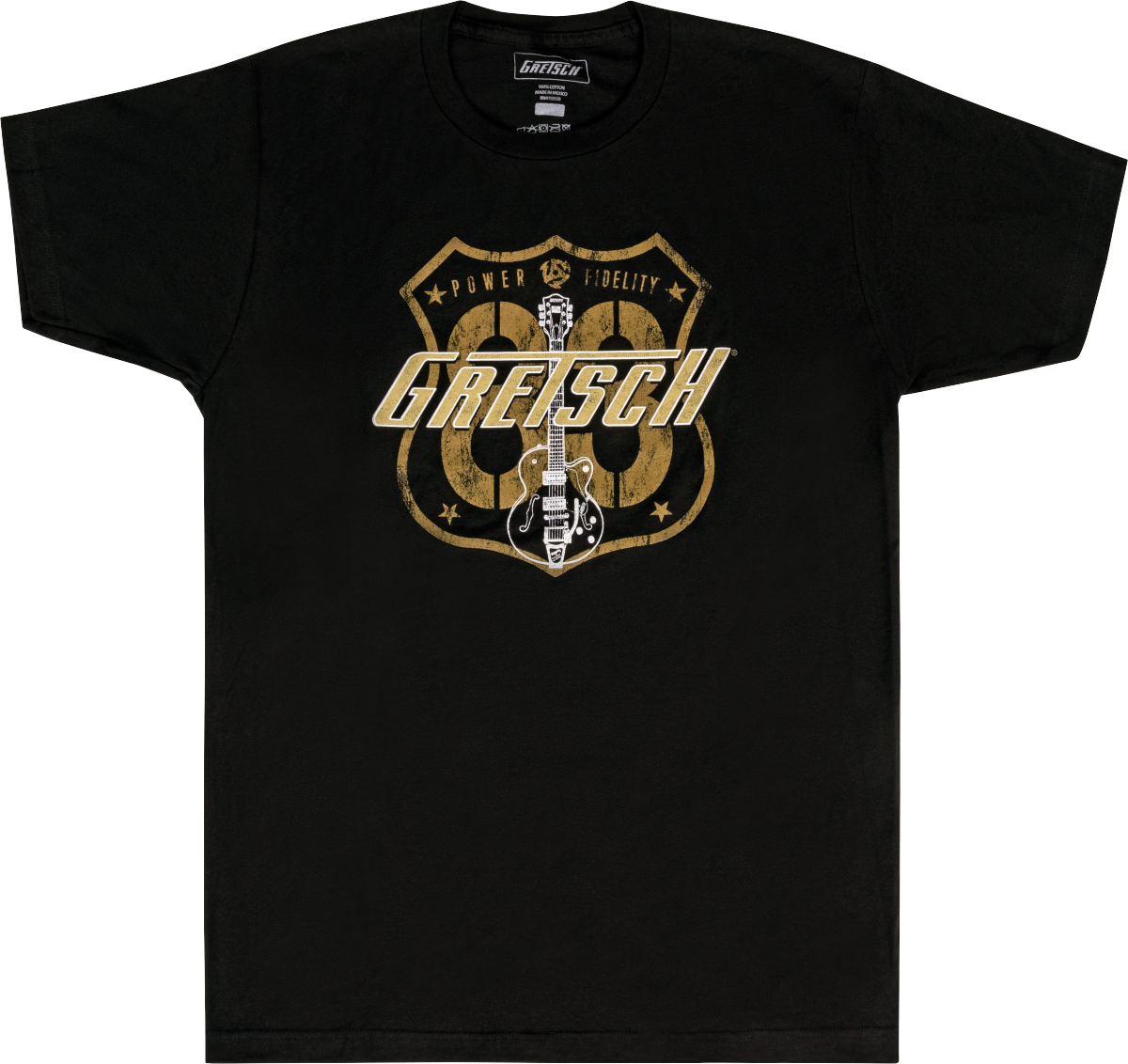 922-7883-606 Gretsch® Guitar Route 83 T-Shirt Black Large