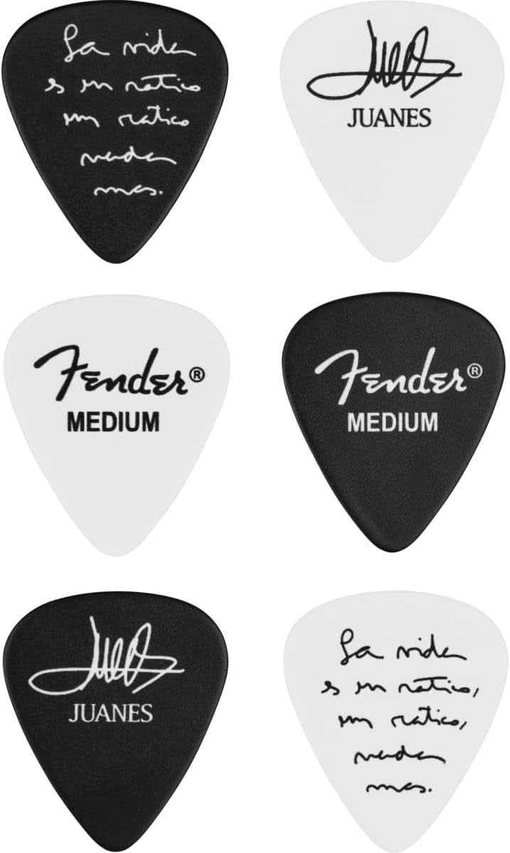 Fender Juanes 351 Celluloid Guitar Picks (6) Last Set-Discontinued