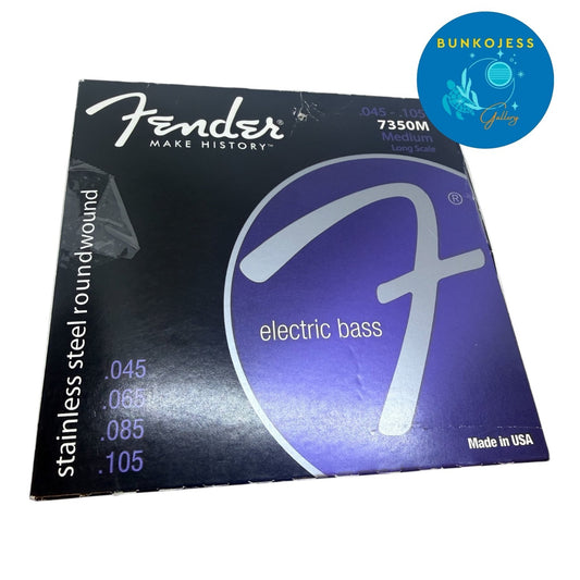 Fender 7350-M Stainless Steel Roundwound Stainless Bass 45-105 New Old Stock